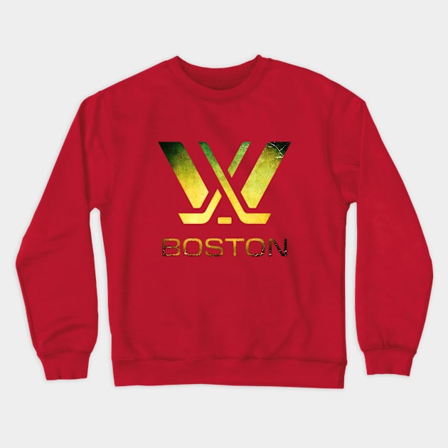 PWHL - Boston Distressed Crewneck Sweatshirt by INLE Designs